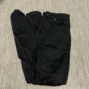 Madewell Curvy High Rise Black skinny Jeans 26